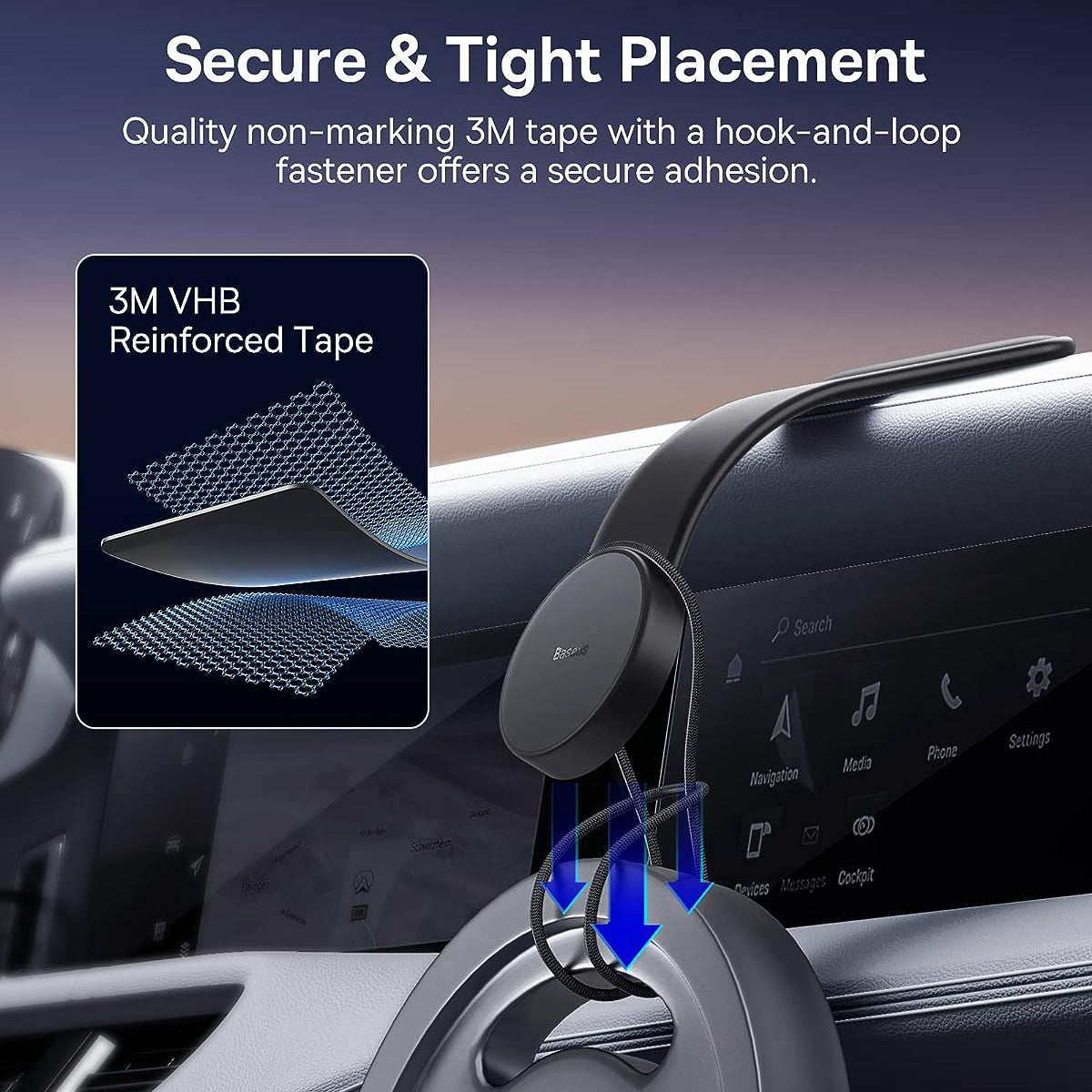 Magsafe Car Mount, Magnetic Phone Holder for All Phone