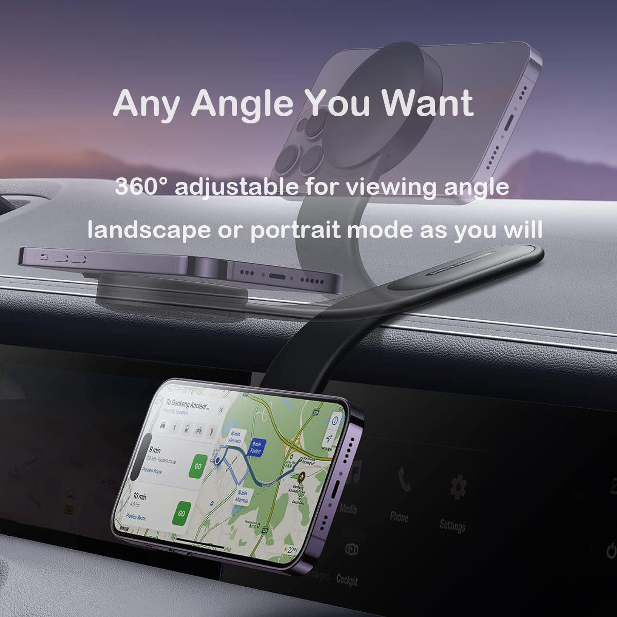 Magsafe Car Mount, Magnetic Phone Holder for All Phone